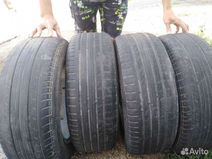 Литые диски + шины r15 5х114 6.5дюймов