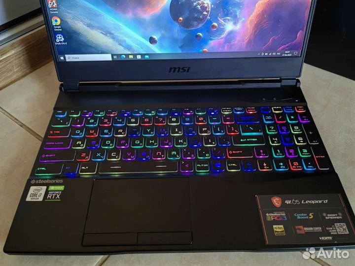 MSI i7-10750H /RTX 2070-8гб/144 Гц Гарантия