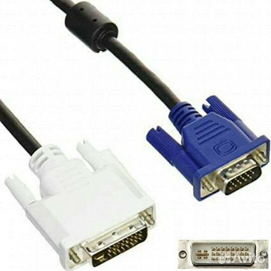 Кабель для монитора Dvi, Vga, Hdmi