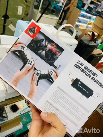 Игровая приставка 4К ultra Game stick M8 pro 64gb