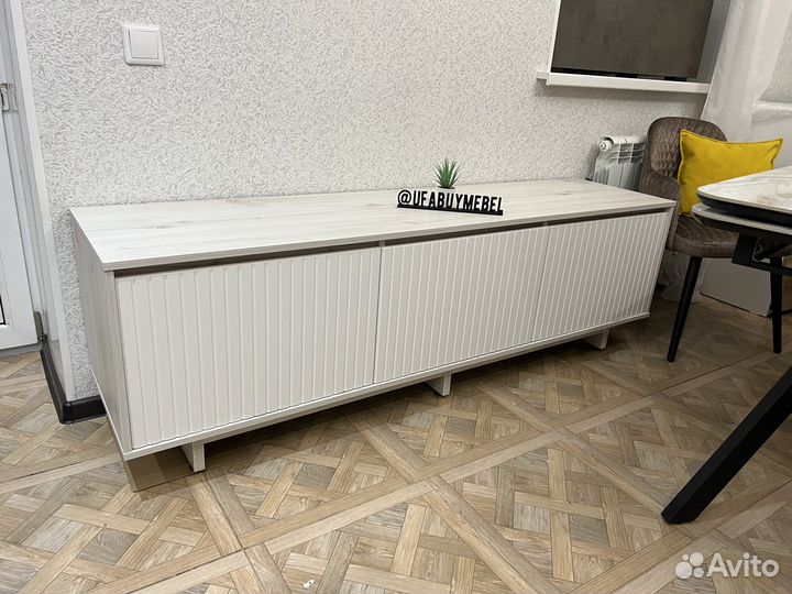 Тумба тв с рифленными фасадами, тумбы тв