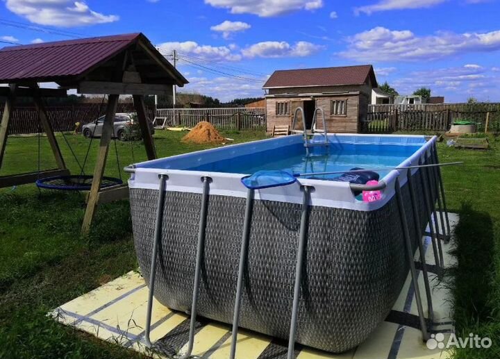 Бассейн / Каркасный бассейн 412х201х122см