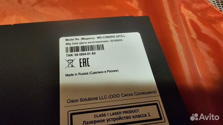 Коммутатор Cisco ws-c2960rx-24ts-l