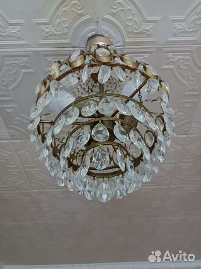 Хрустальная люстра СССР