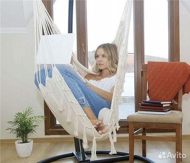 Подвесные качели гамак новые для дома и дачи