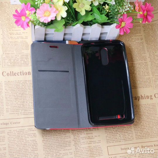 Чехол на смартфон 6 дюймов, экокожа