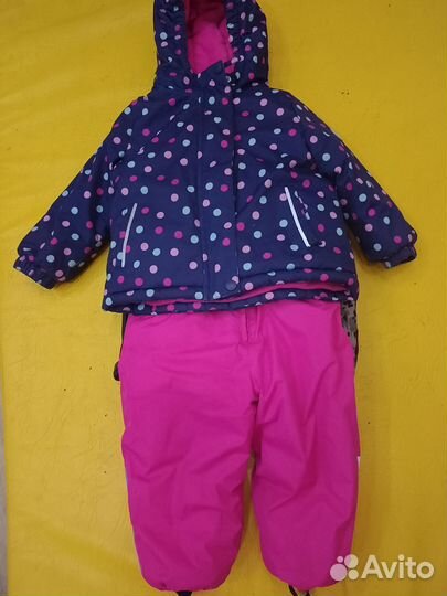 Зимний костюм для девочки 92
