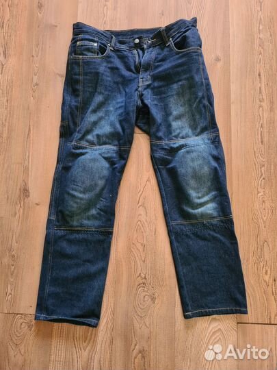 Мото джинсы мужские