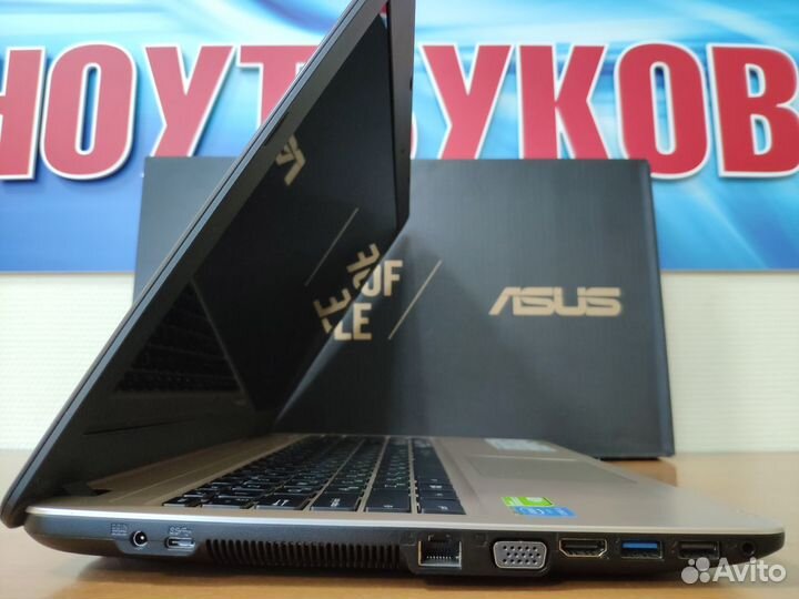 Ноутбук бу asus / core i3 / geforce / упаковка