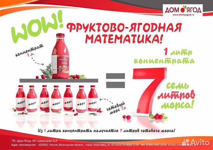 Концентрат Напитков 