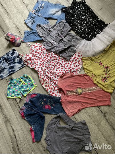 Вещи пакетом на девочку