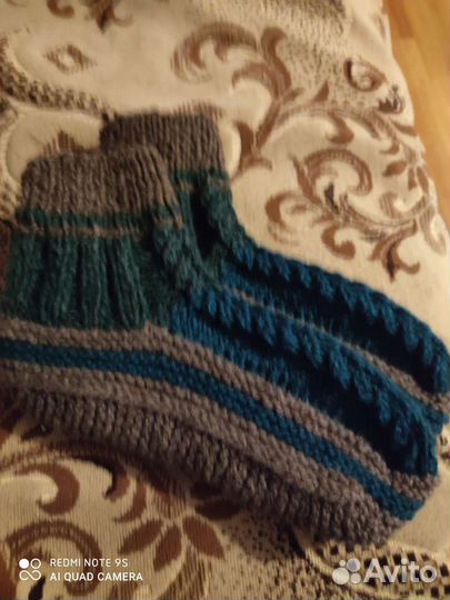 Носки вязанные