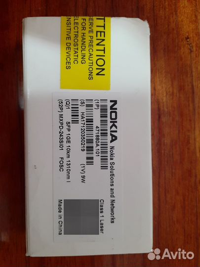 Трансивер оптический fosc Nokia sfp 1GE 1310nm l