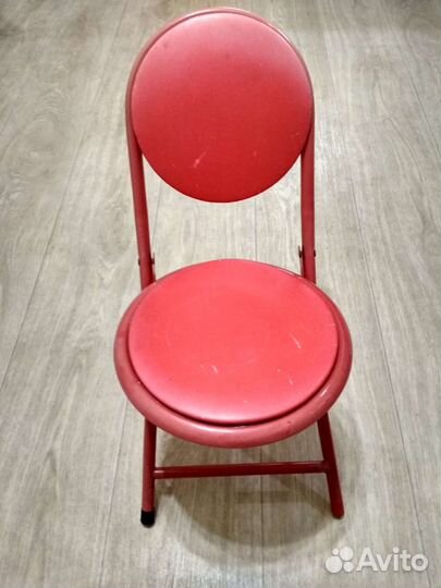 Детский складной стул металлический