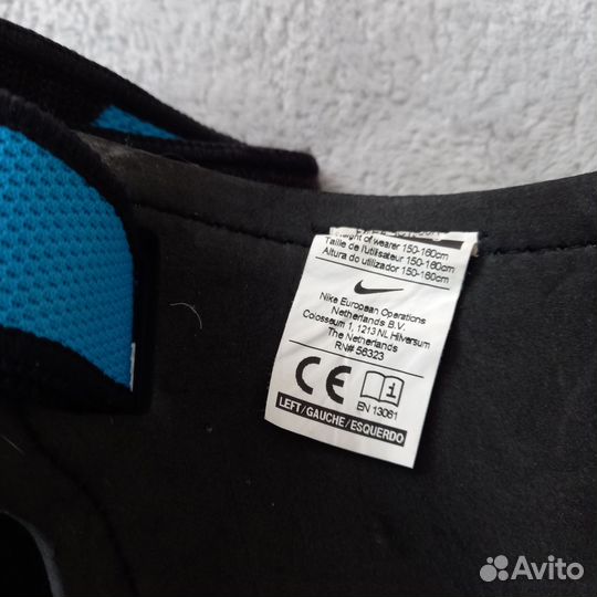 Щитки футбольные детские nike