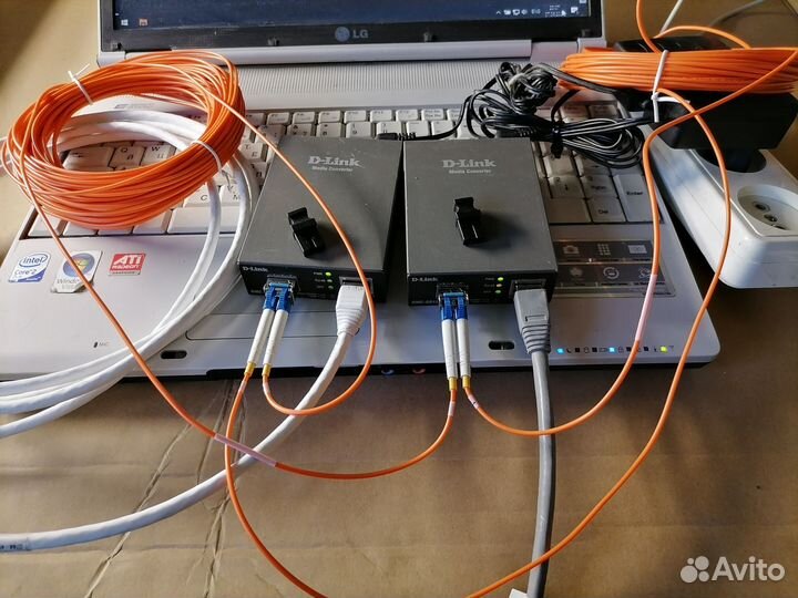 Медиаконвертор SFP 10км Гигабитный