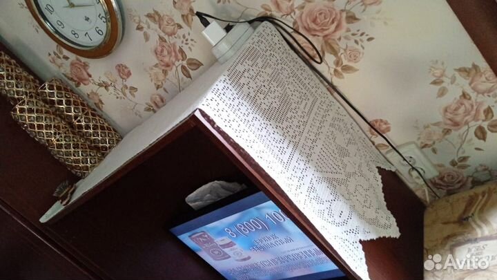 Вязанная дорожка крючком филейным кружевом