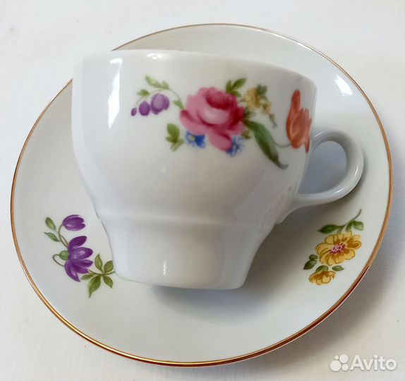 Набор столовой посуды на 6 персон фарфор ГДР