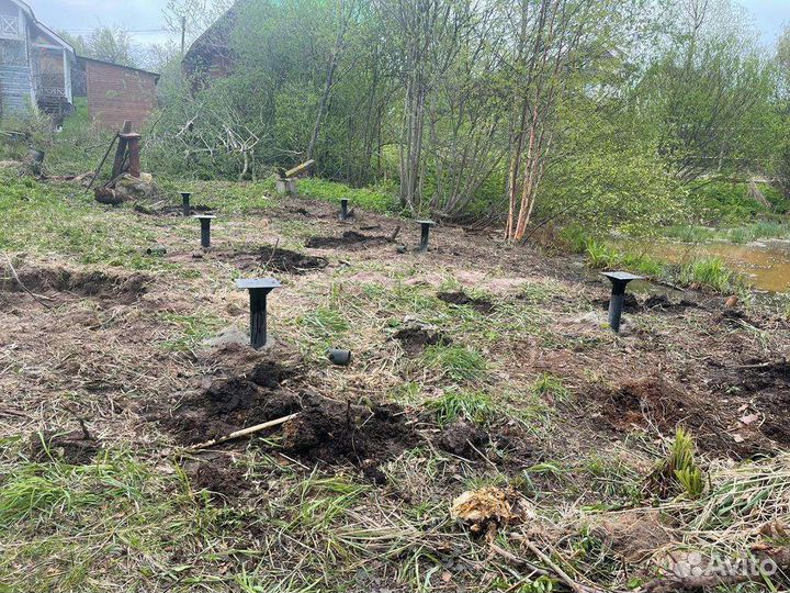 Сваи винтовые с установкой