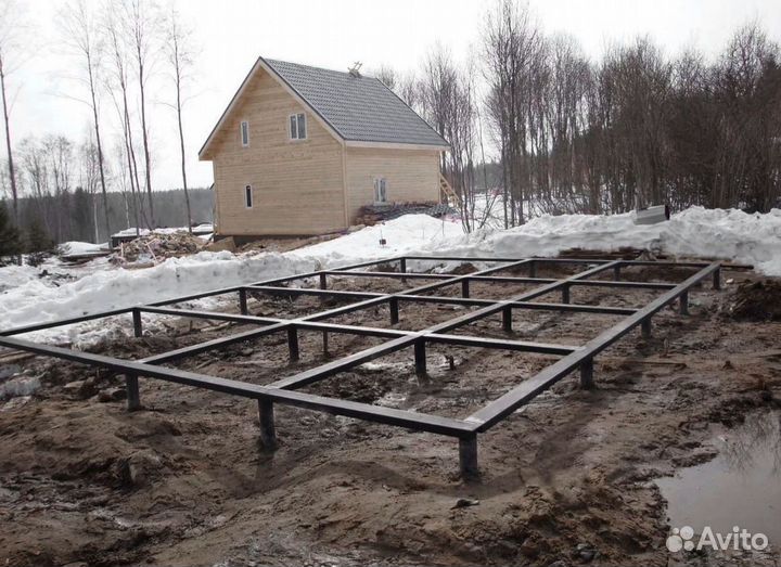 Винтовые сваи для дома