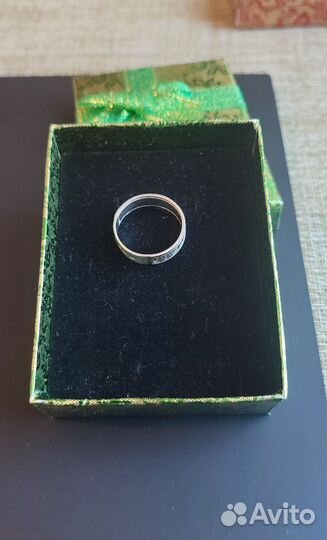 Кольцо серебро