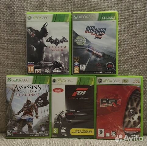 Xbox 360 игры Forza,Batman,Assassin's creed