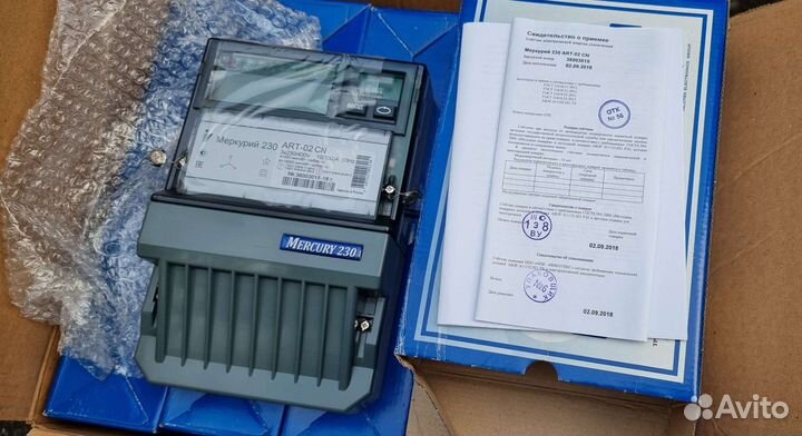 Электросчетчик Меркурий-230 ART-02CN 10-100А