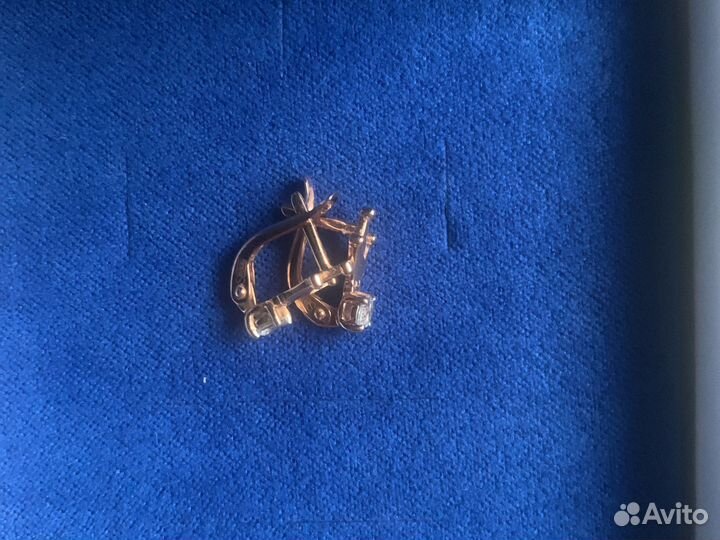 Золотые серьги детские585