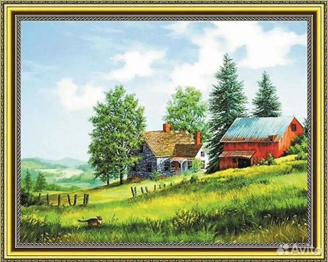 Алмазная мозаика на подрамнике 1шт