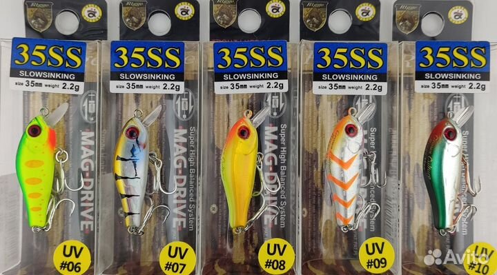 Воблер ZipBaits Rigge 35SS, 48 цветов