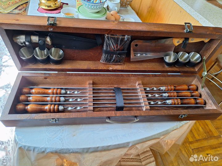 Шампура в кейсе (подарочный набор)