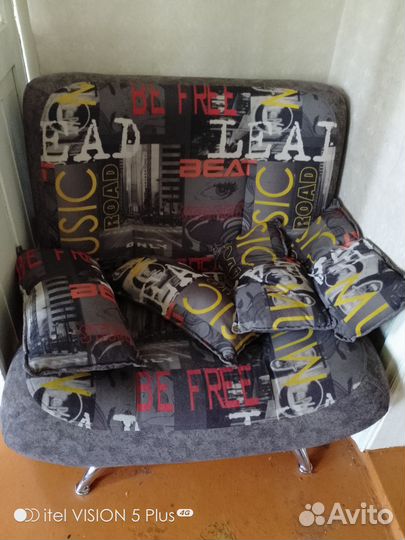 Диван раскладной бу, + два кресла раскладные