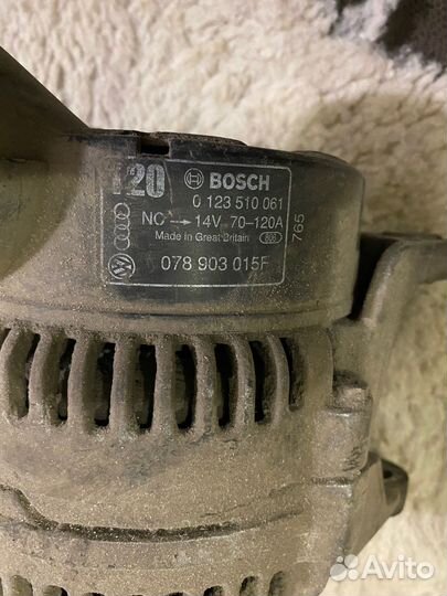 Генератор audi 80,100 2.6, 2.8