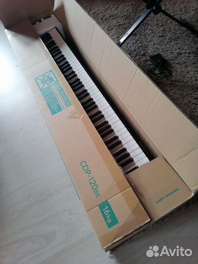 Полноразмерное электронное пианино casio CDP-120BK