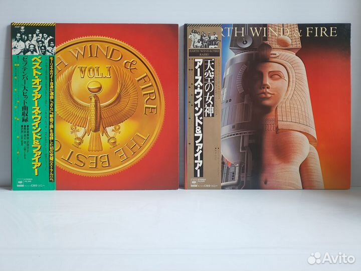 Винил. earth,wind & fire. Japan press