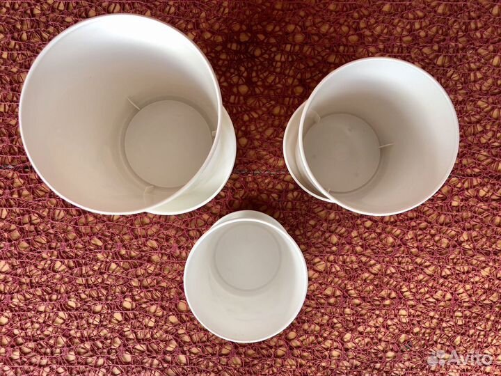 Горшки для цветов, набор (кашпо)