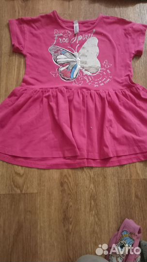 Вещи пакетом на девочку 110 116