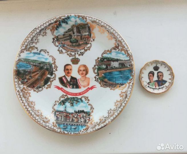 Тарелка фарфоровая, Франция