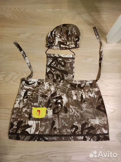 Фартук с Поварской шапочкой