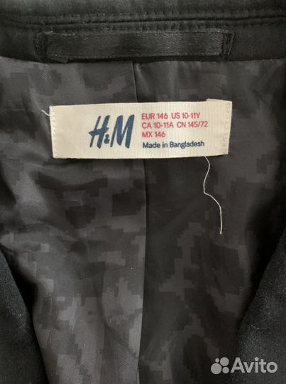 Пиджак для девочки 146