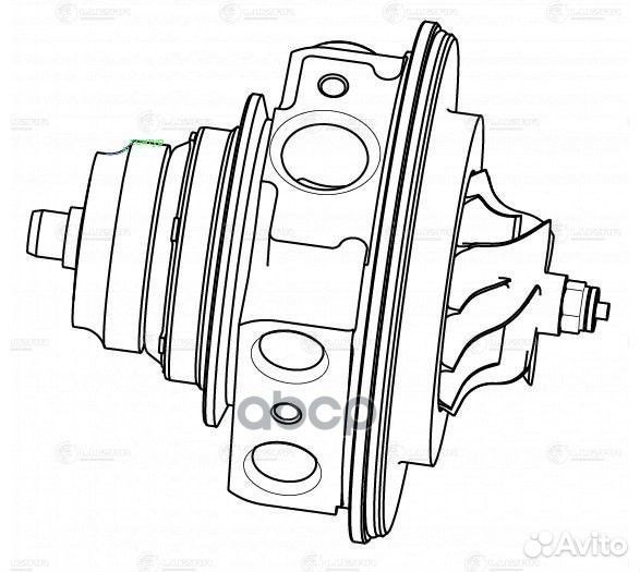 Турбокомпрессор б/корп. (картридж) для а/м VW T