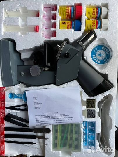 Микроскоп детский с подсветкой