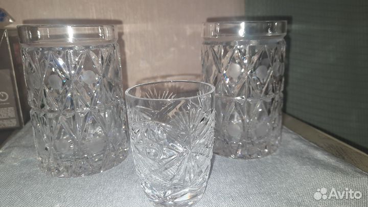 Хрусталь стопки рюмки стаканы СССР