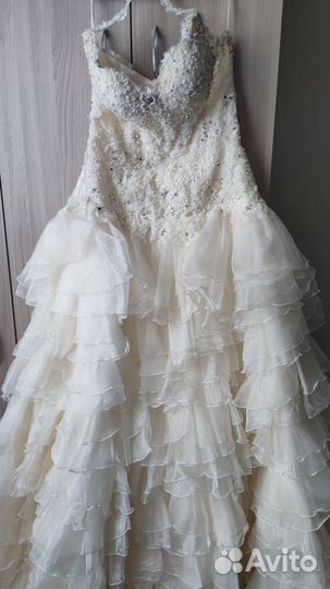 Платье свадебное айвори р-р 44-46
