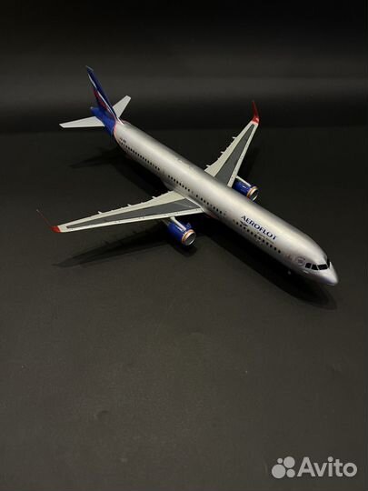 Модель самолета airbus a321 аэрофлот aeroflot