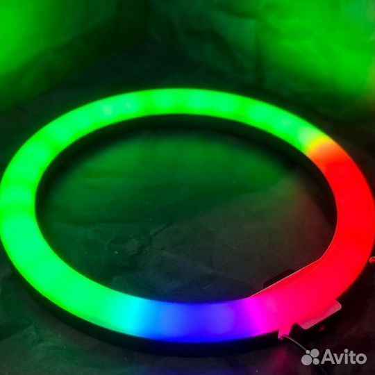 Кольцевая лампа 45см + штатив в подарок