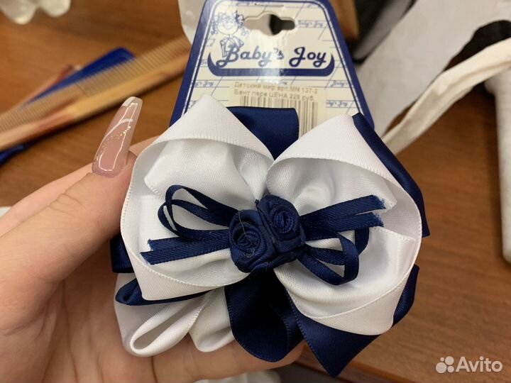 Бантики для волос детские
