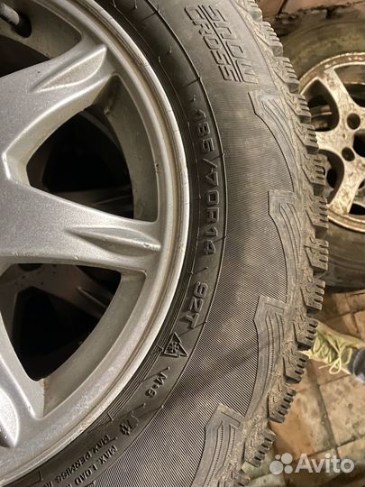 Колеса в сборе r14 зимние 4 100