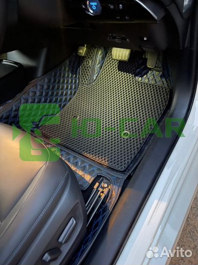 Новые 3d коврики из экокожи Toyota Prius 50