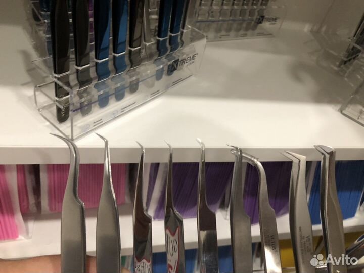 Пинцеты для наращивания ресниц